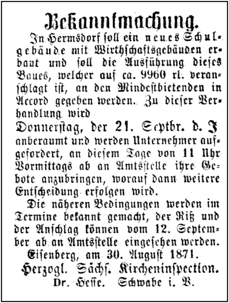 1871-09-21 Hdf Plan Schulneubau